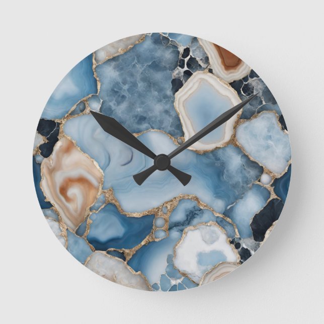 Horloge murale en marbre d'Agate (Recto)