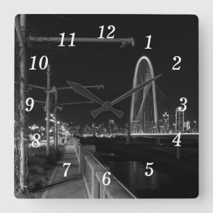 Horloge murale en nuances de gris de Dallas