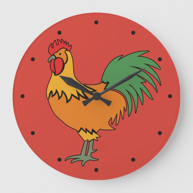 Horloge murale faite sur commande de couleur de (Recto)