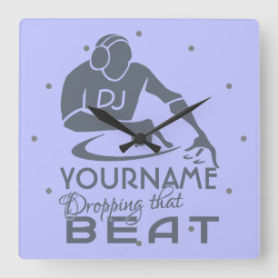 Horloge murale faite sur commande de couleur et de