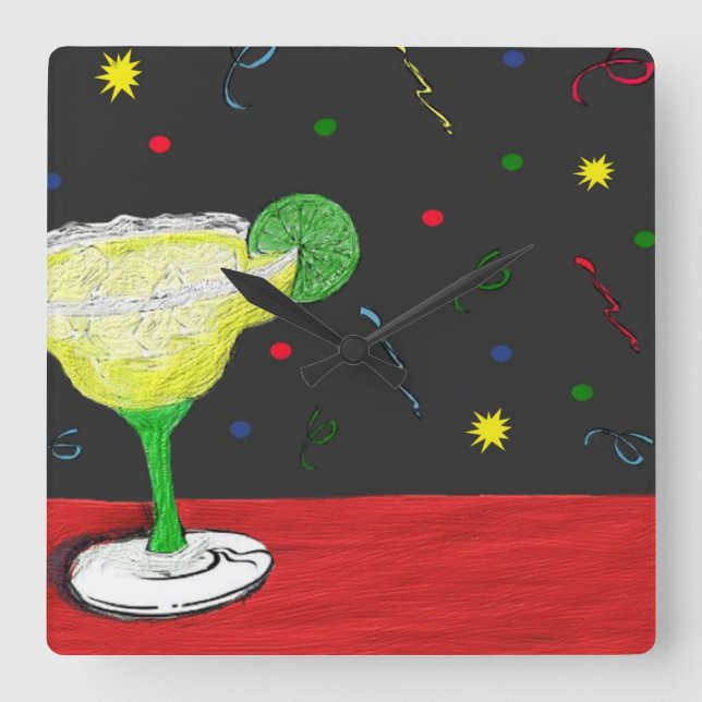 Horloge murale Festive Margarita (Recto)