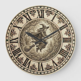 Horloge murale Forêt de Sorcière