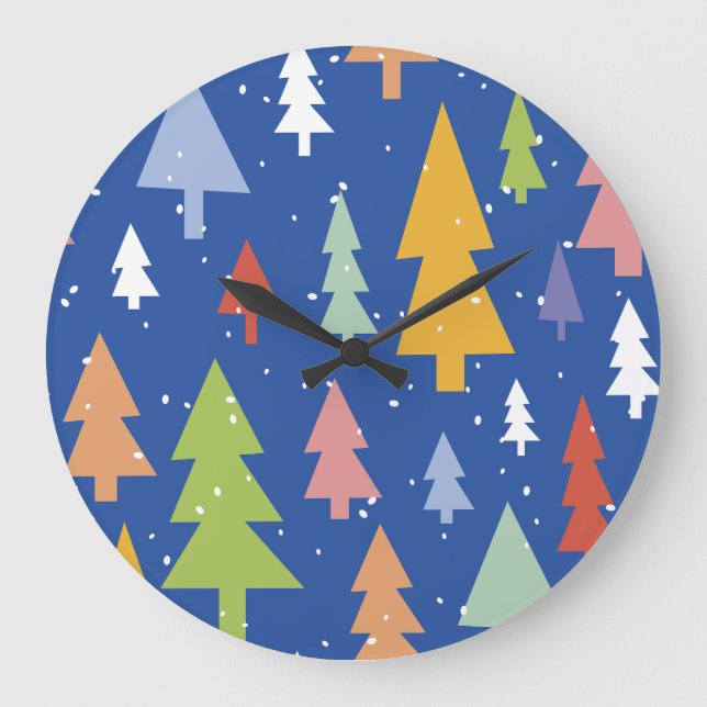 Horloge murale Forêt Frosty (Recto)