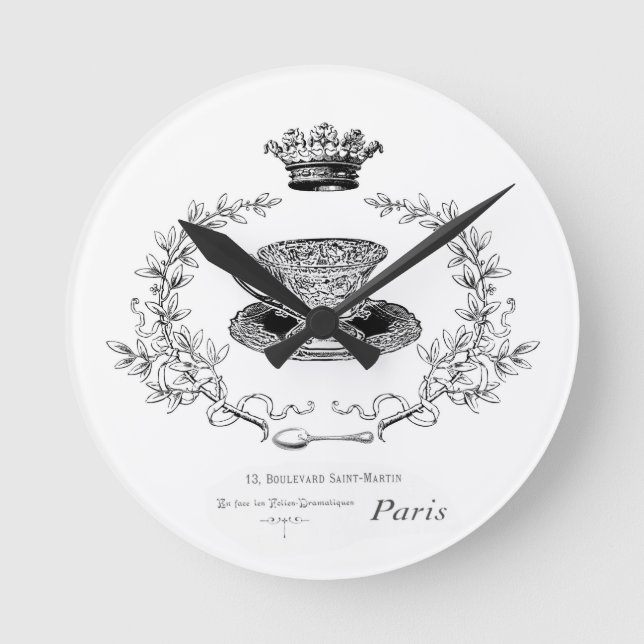 Horloge murale française vintage (Recto)