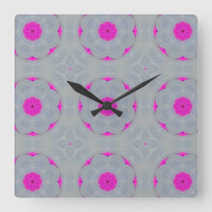 Horloge murale "Fuchsia Whisper"