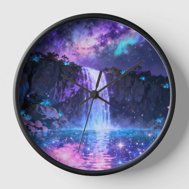 Horloge murale Galaxie Cascade (Recto)
