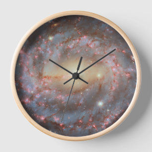 Horloge murale galaxie spirale