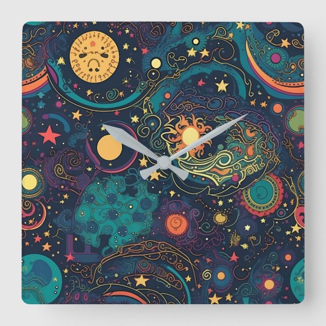Horloge murale Galaxy Art (Recto)
