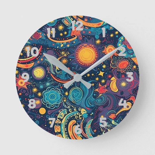 Horloge murale Galaxy Art (Recto)