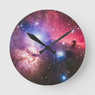 Horloge murale Galaxy Décoration moderne de mais