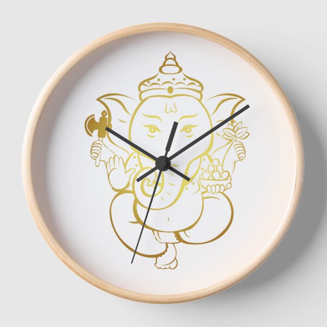Horloge murale Ganesha (Recto)
