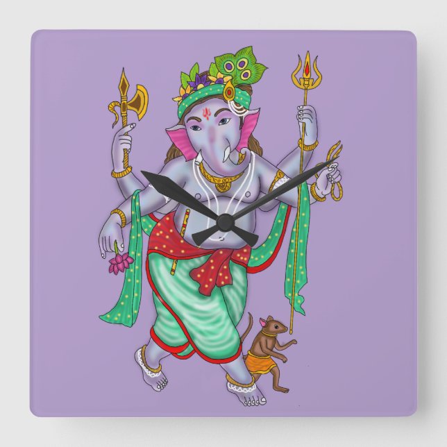 Horloge murale Ganesha (Recto)