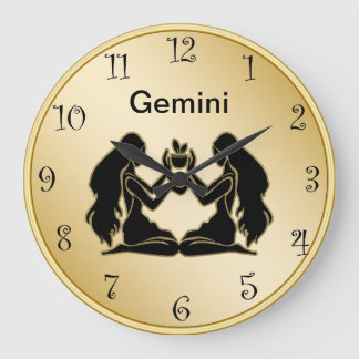 Horloge murale Gemini Zodiac