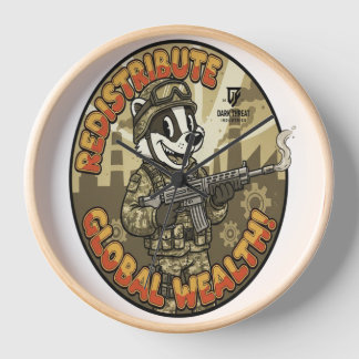 Horloge murale Global Wealth Badger