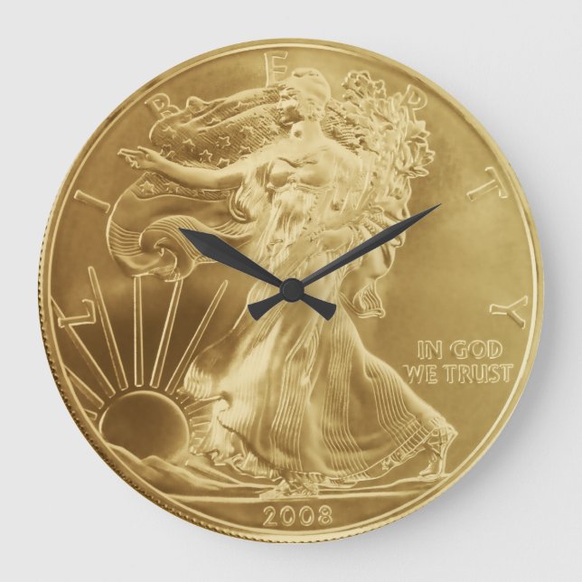Horloge murale Gold Coin (Recto)