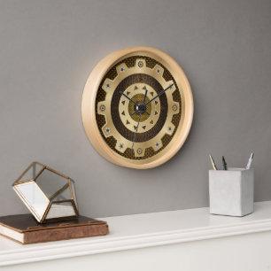 Horloge murale Gold Steampunk