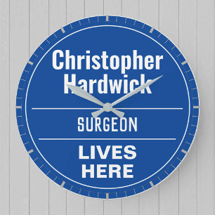 Horloge murale grande de style plaque murale de ch