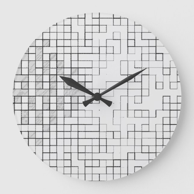 Horloge murale Grid Locked 27,31 cm (Recto)
