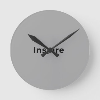 Horloge murale grise
