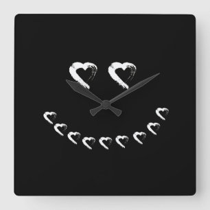 Horloge murale Halloween Heart