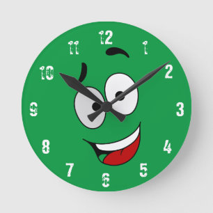Horloge murale Happy Kook Art