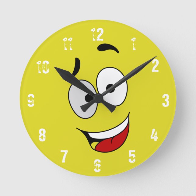 Horloge murale Happy Kook Art Clock (Recto)