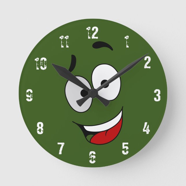 Horloge murale Happy Kook Art Clock (Recto)