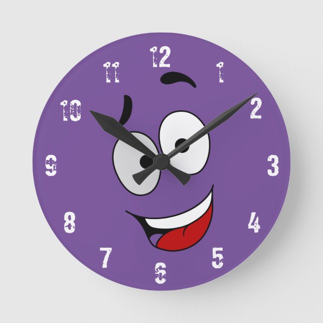 Horloge murale Happy Kook Art Clock (Recto)