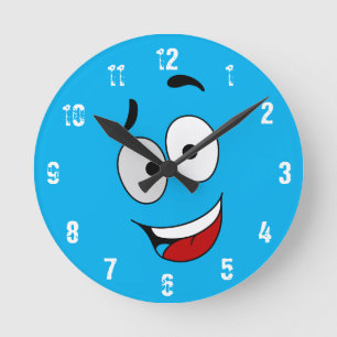 Horloge murale Happy Kook Art Clock