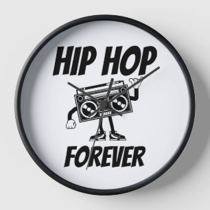 Horloge murale Hip hop