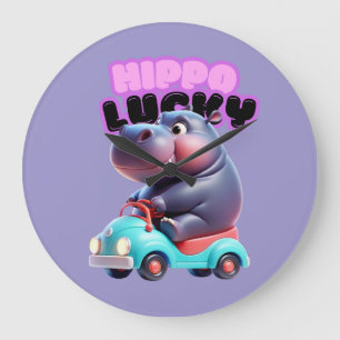 Horloge murale Hippo