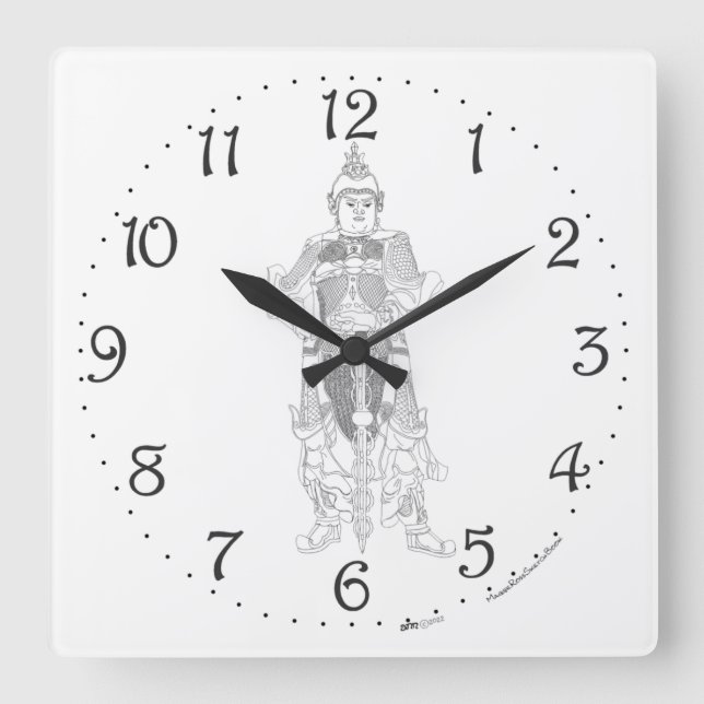 Horloge murale Honorable Ancêtre (Recto)