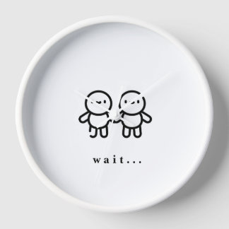 Horloge murale, horloge ronde en bois naturel de 1