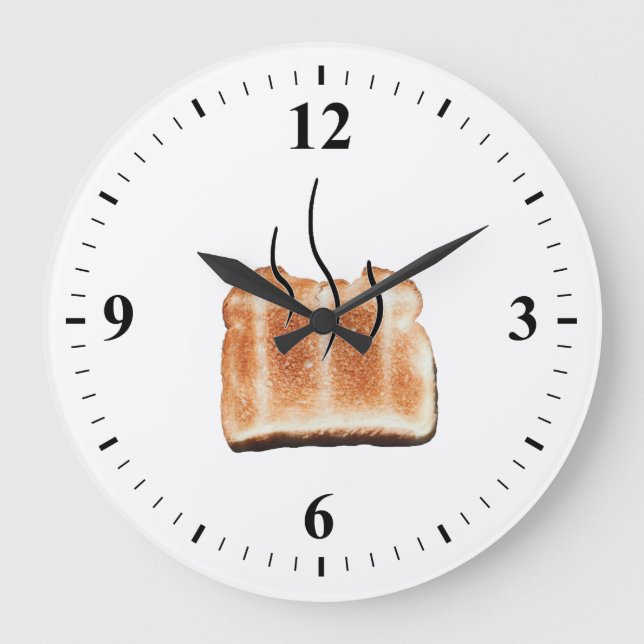 horloge murale Hot Toast (Recto)