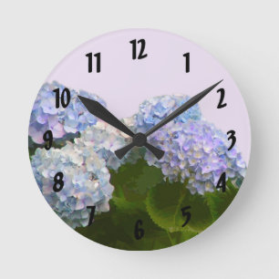 Horloge murale Hydrangea