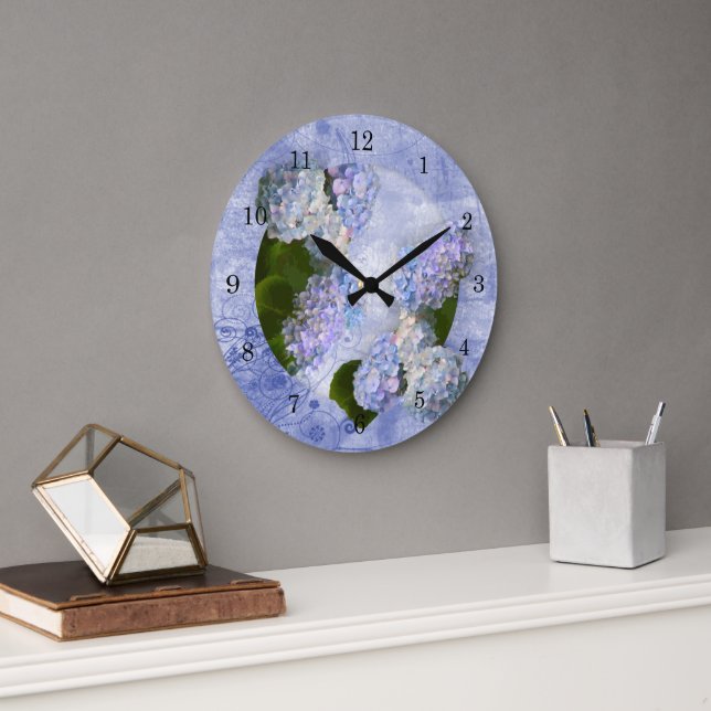 Horloge murale Hydrangea (Bureau)