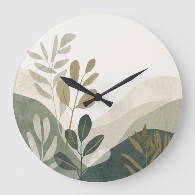 Horloge murale inspirée de la nature (Recto)