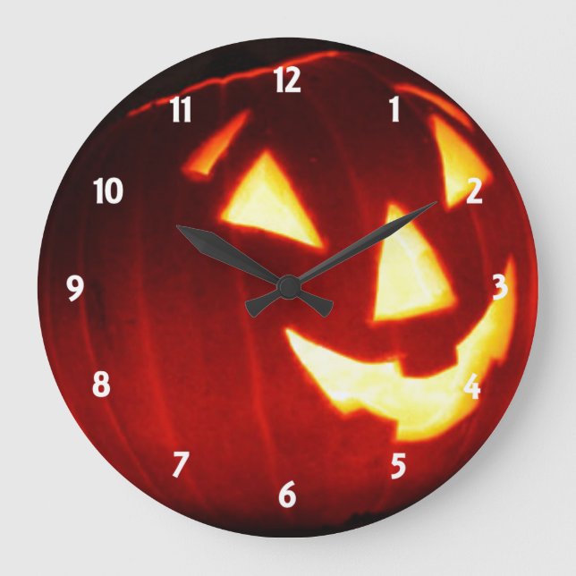 Horloge murale Jack o' Lantern (Recto)