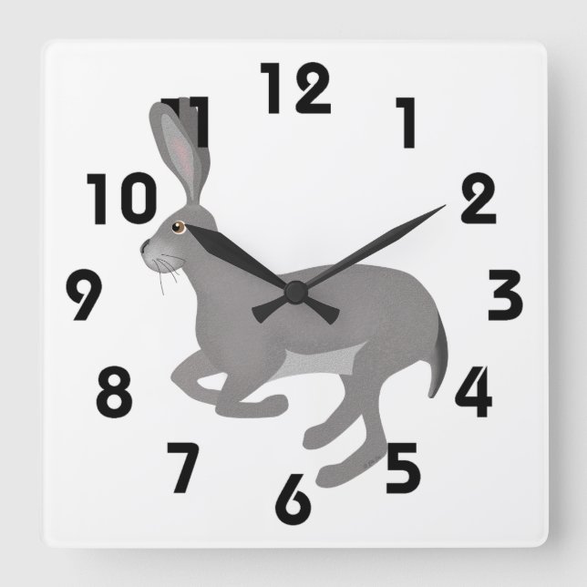Horloge murale Jack Rabbit (Recto)