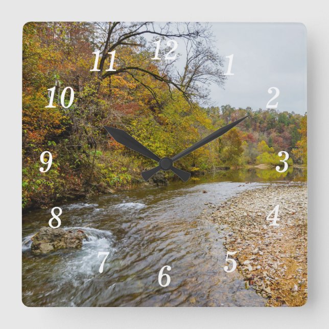 Horloge murale Jacks Fork automne (Recto)