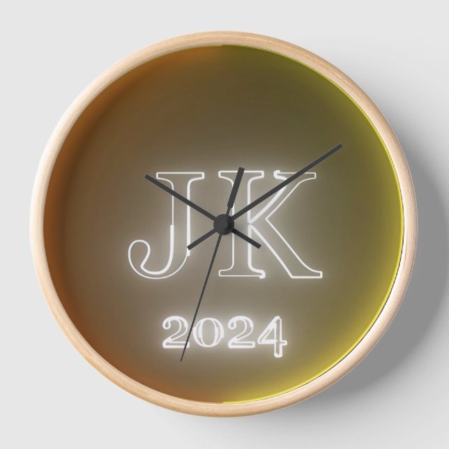 Horloge murale JK 2024 (Recto)