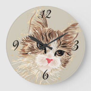 Horloge murale Kitty Cat