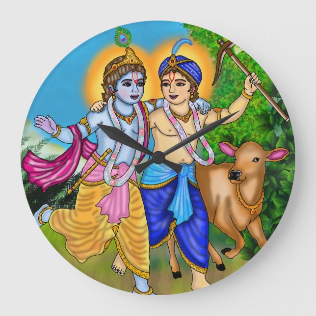 Horloge murale Krishna Balram (Recto)