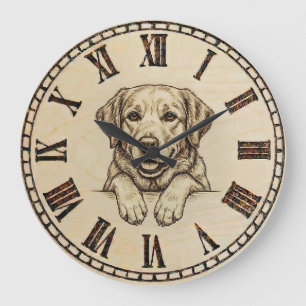 Horloge murale Labrador