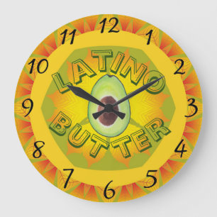Horloge murale Latino Butter