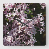 Horloge murale Lilac parfumée