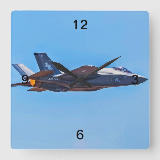 Horloge murale Lockheed Martin F-35A Lightning II (Recto)