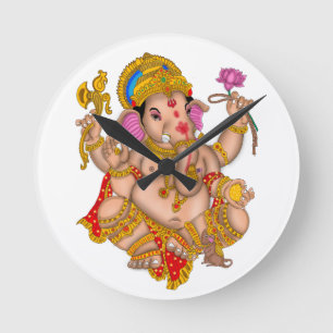 Horloge murale Lord Ganesha