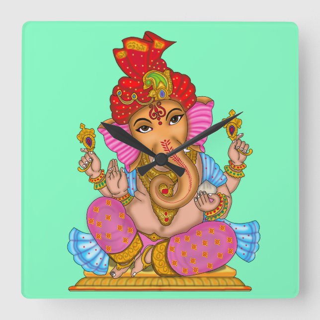 Horloge murale Lord Ganesha (Recto)