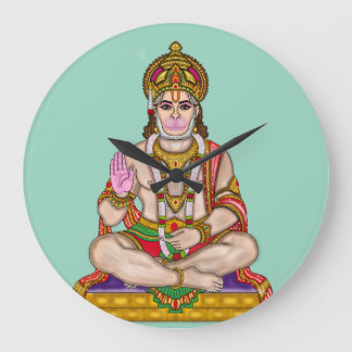 Horloge murale Lord Hanuman